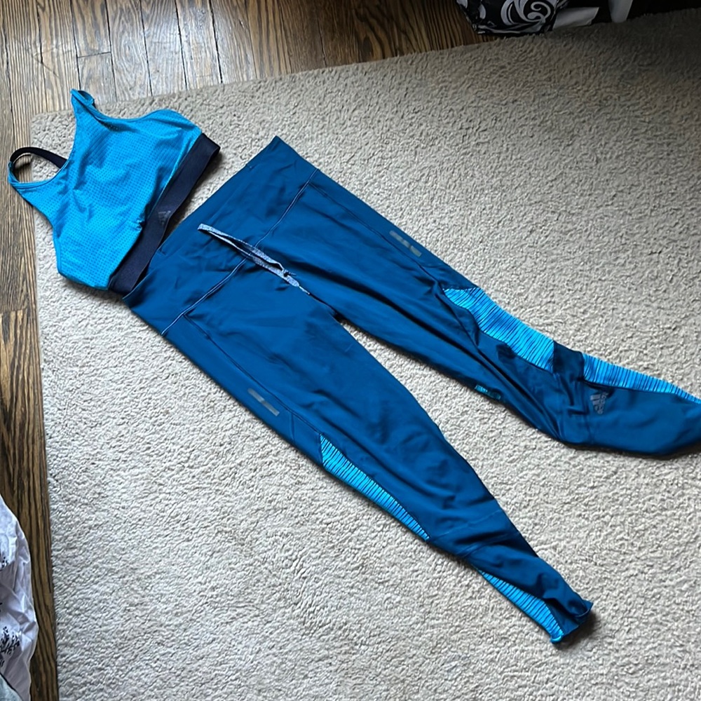 Adidas legging/bra set